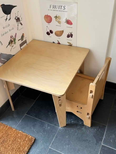 Photo of free Child’s table and chair (South Park, Reigate) #1