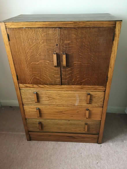 Photo of free Solid wood cupboard and drawer unit 76x42x115 (Barleybank G66) #1