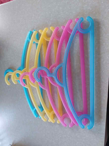 Photo of free Child's plastic hangers (Charlton OX12) #1