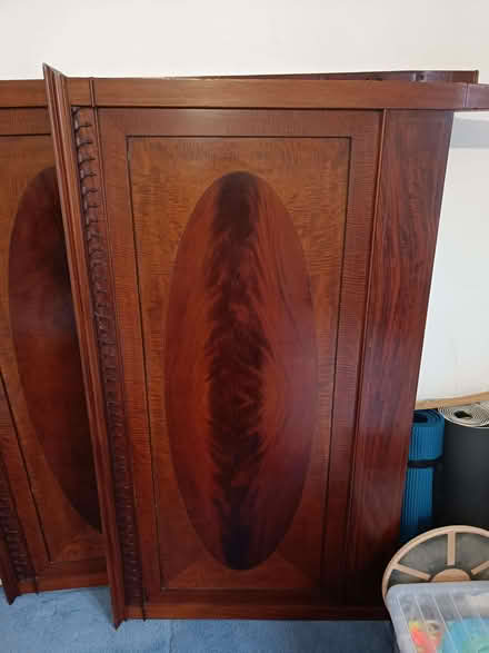 Photo of free Antique double bed headboard and footboard (Bayswater W2) #4