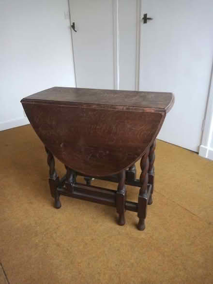 Photo of free Gate Leg Table solid oak (Currie EH14) #1