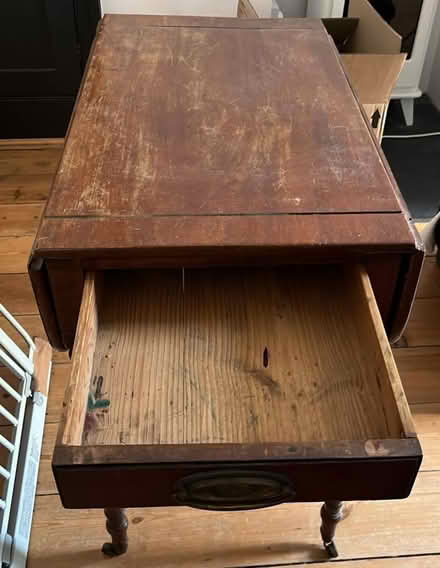 Photo of free Old fold out table (Harding Street, Tenby) #2