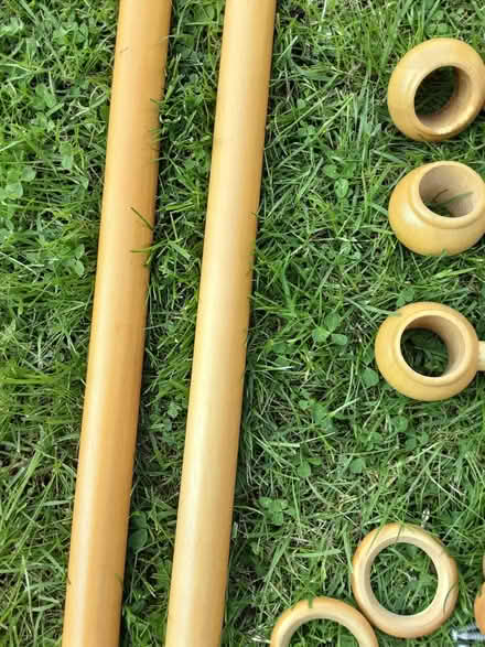 Photo of free Wooden curtain pole (Witham CM8) #2