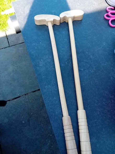 Photo of free 2 x croquet mallets ( kids) (Corsham SN13) #1