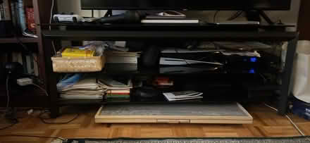 Photo of free Black TV stand (Spanish Harlem) #1