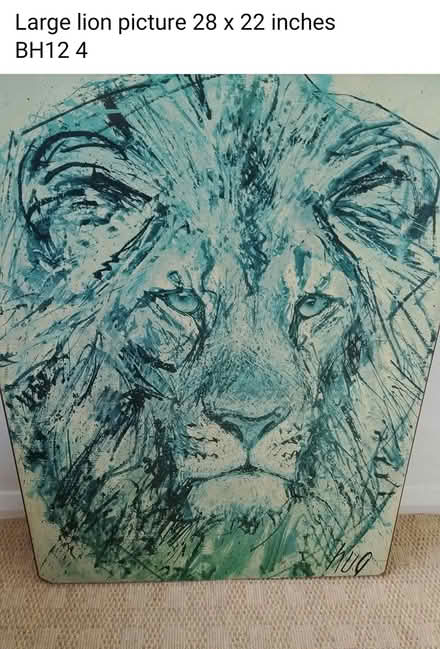 Photo of free Large lion print (Alderney BH12) #1