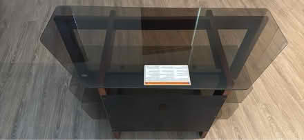 Photo of free Smoked Glass TV Stand (North Fontana) #2