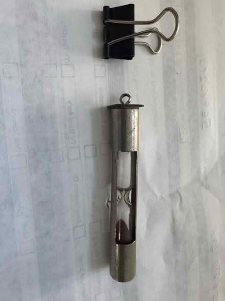 Photo of free Tiny antique sand timer (SE11) #1
