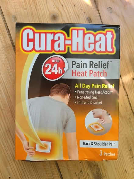 Photo of free Cura-Heat Pain Patches (Prestwich M25) #1