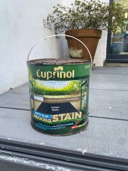 Photo of free Cuprinol Decking Stain - Urban Slate (Hartington Road BN2) #1