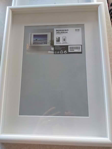Photo of free 2 white ikea picture frames (Charlton OX12) #1