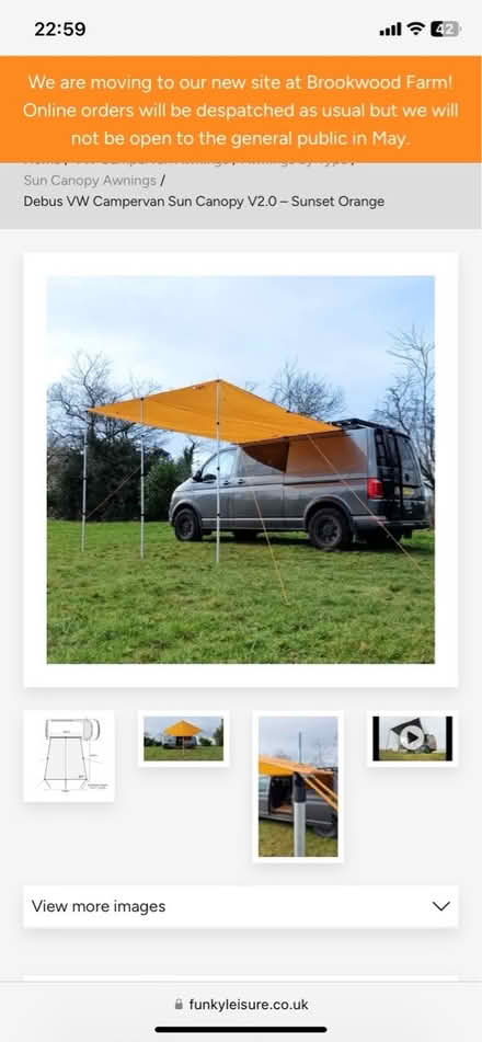 Photo of free Debus Awning VW T5 transporter (Palmerston CF63) #4