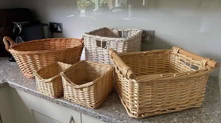 Photo of free Wicker Storage Baskets (Surbiton KT6) #1