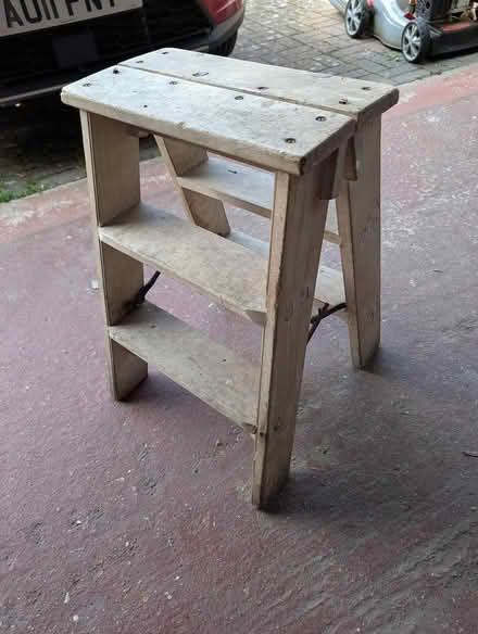 Photo of free Wooden stepladder (Melbourn) #1