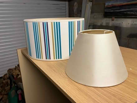 Photo of free 2 lampshades (Woodley RG5) #1