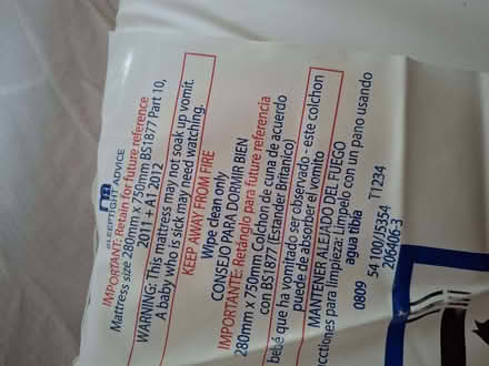 Photo of free Moses basket with rocking stand (Houghton CA6) #2