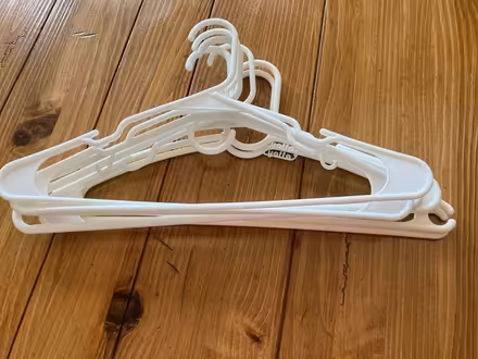 Photo of free 8 Plastic hangers (Havertown) #1