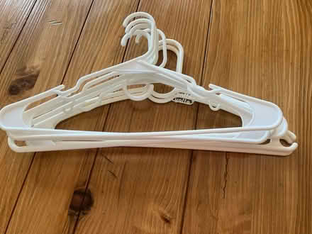 Photo of free 8 Plastic hangers (Havertown) #1