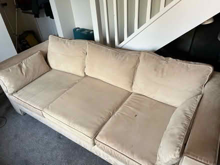 Photo of free Three seater sofa (Walton KT12) #2