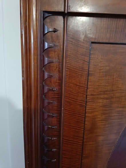 Photo of free Antique double bed headboard and footboard (Bayswater W2) #3