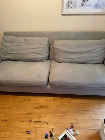 Photo of free Three seater Grey sofa (Donnybrook) #2