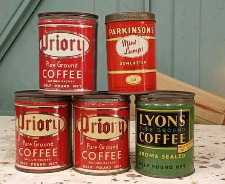Photo of free Retro coffee tins from 1950's/60's (Titchfield PO14) #1