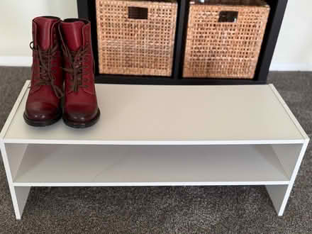 Photo of free White Stackable Shoe Racks (Pikesville, MD) #1
