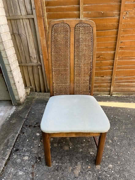 Photo of free 6 Solid oak dining chairs. (Headington OX3) #1