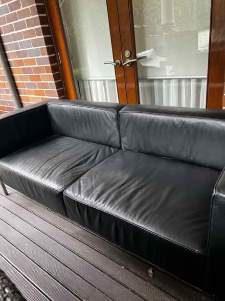 Photo of free Black Leather Lounge (Inner West) #2