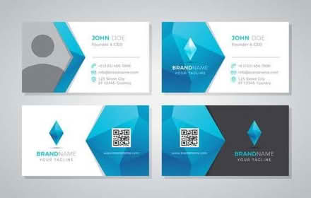 Photo of old business cards - blank on one side (Pickering YO18) #1