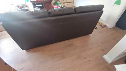 Photo of free 3 seats leather sofa (Sm2 6ll) #2