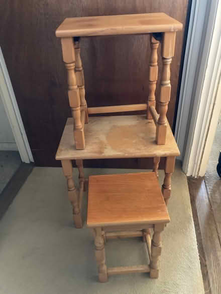 Photo of free Nest of Wooden Tables (St James, South Elmham IP19) #1