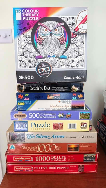 Photo of free 10 free jigsaw puzzles. Carn Brea Village collection. (Illogan Highway TR15) #1