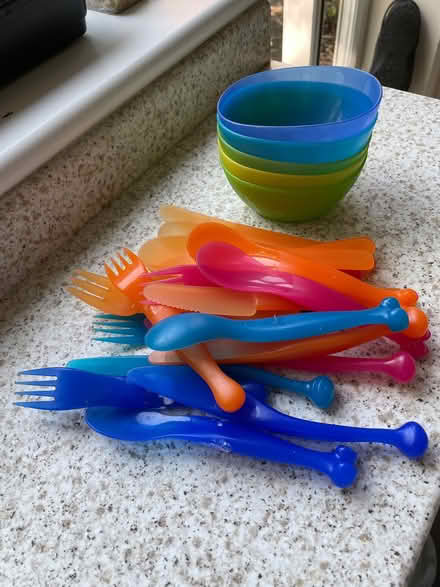 Photo of free Plastic cutlery and bowls (Top Amersham HP6) #1