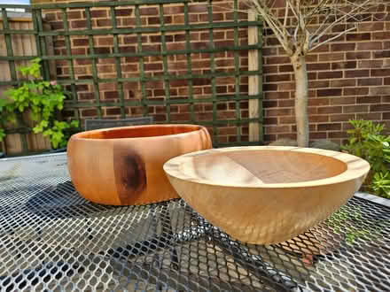Photo of free Wooden bowls, two (Kingston KT1) #3