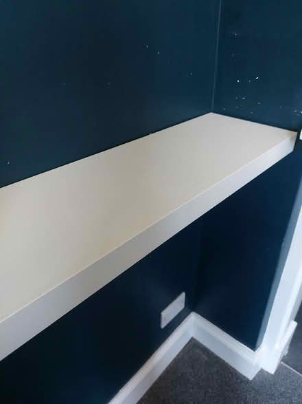 Photo of free 4 white floating shelves (Southsea) #2
