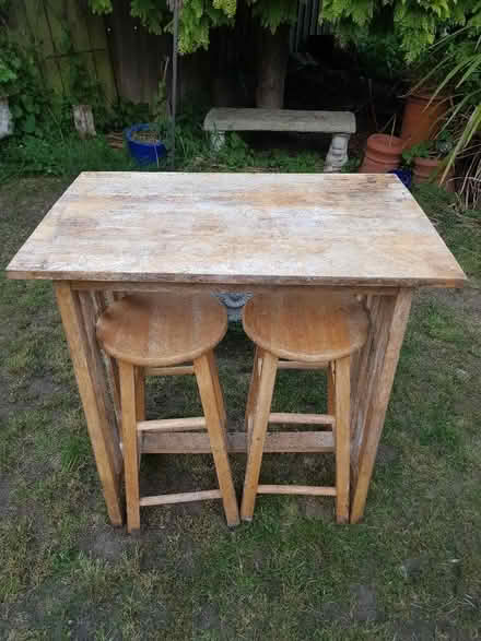 Photo of free Wooden bench set (Orpington BR5) #1