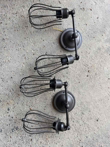 Photo of free 2 wall light fittings (Hersham KT12) #1