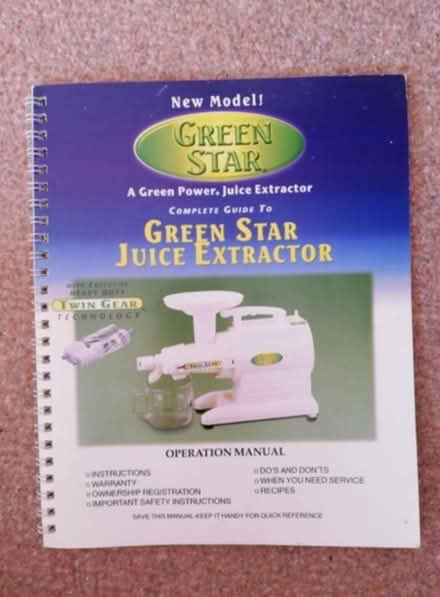 Photo of free Green Star Juicer (Oldland Common, BS30) #2