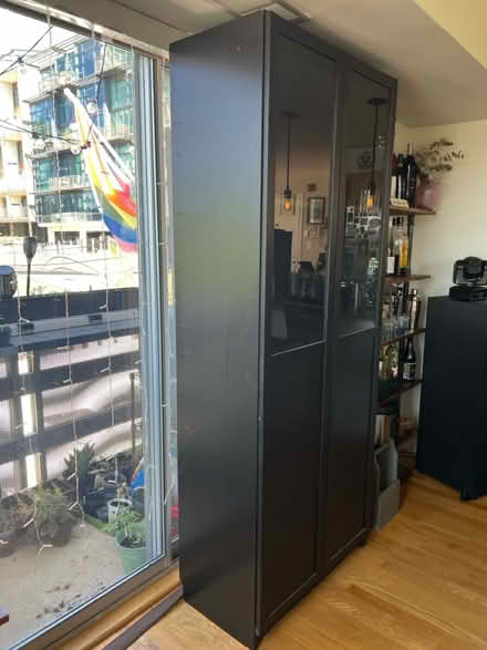 Photo of free Black Ikea display case (Meridian Hill park) #3