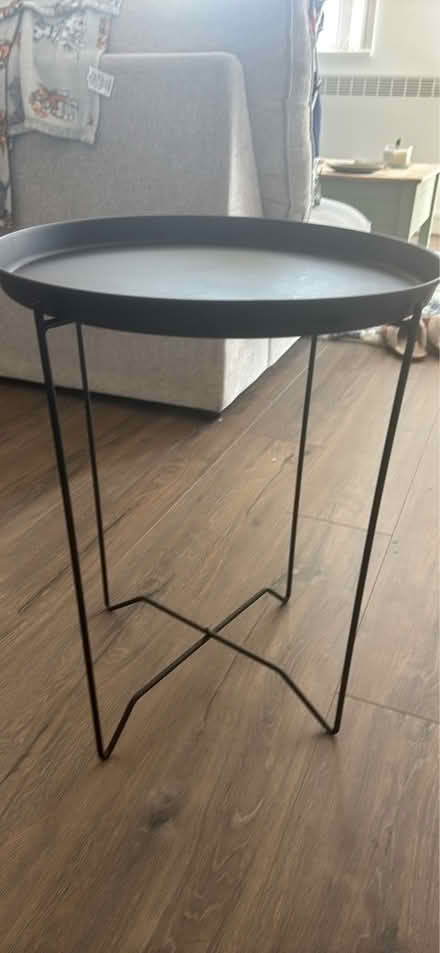 Photo of free Small metal side table (L8) #1
