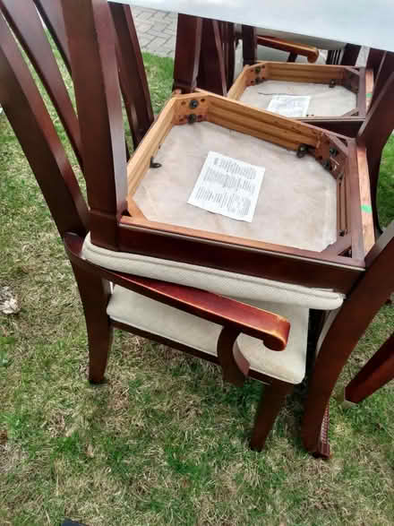 Photo of free Dining Room Table & 6 Chairs (Near Baseline Rd. & Clyde Ave.) #2