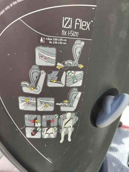 Photo of free iZi flex size car seat (Hawksworth Common LS20) #2