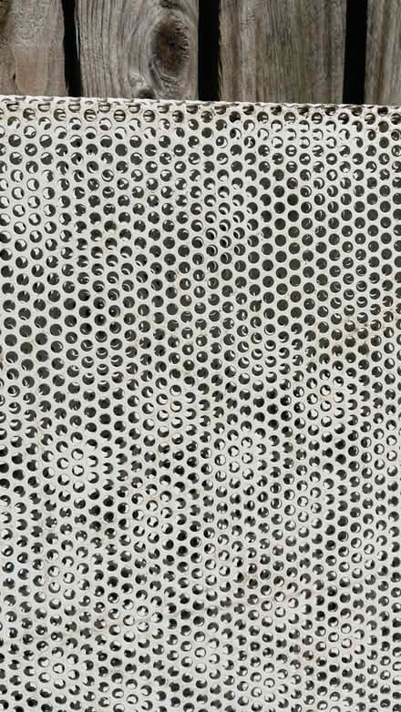 Photo of free White metal coated mesh panels (Ealing W5) #3