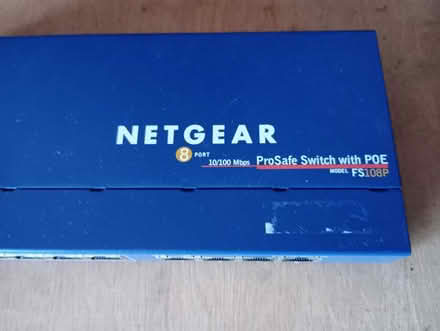 Photo of free Netgear FS108P PoE Network Switch (Royston SG8) #3