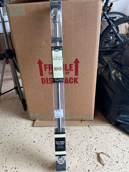 Photo of free Curtain rod (Cranbury) #2