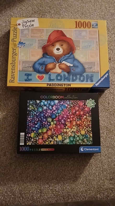 Photo of free 2 x 1000 piece jigsaws (Matlock DE4) #1
