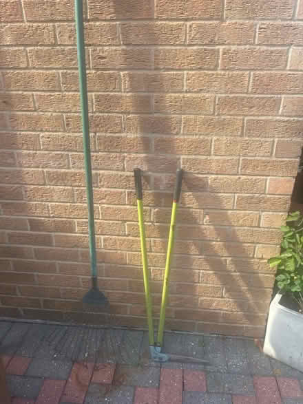 Photo of free Rake & lawn edging trimming shears (44 south wootton, PE30) #1