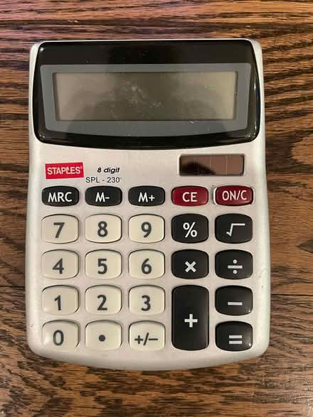 Photo of free solar powered calculator (Lower East Side) #1