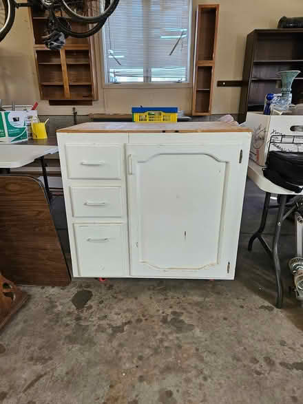 Photo of free Rolling workshop cabinet (Eastern Centennial) #3